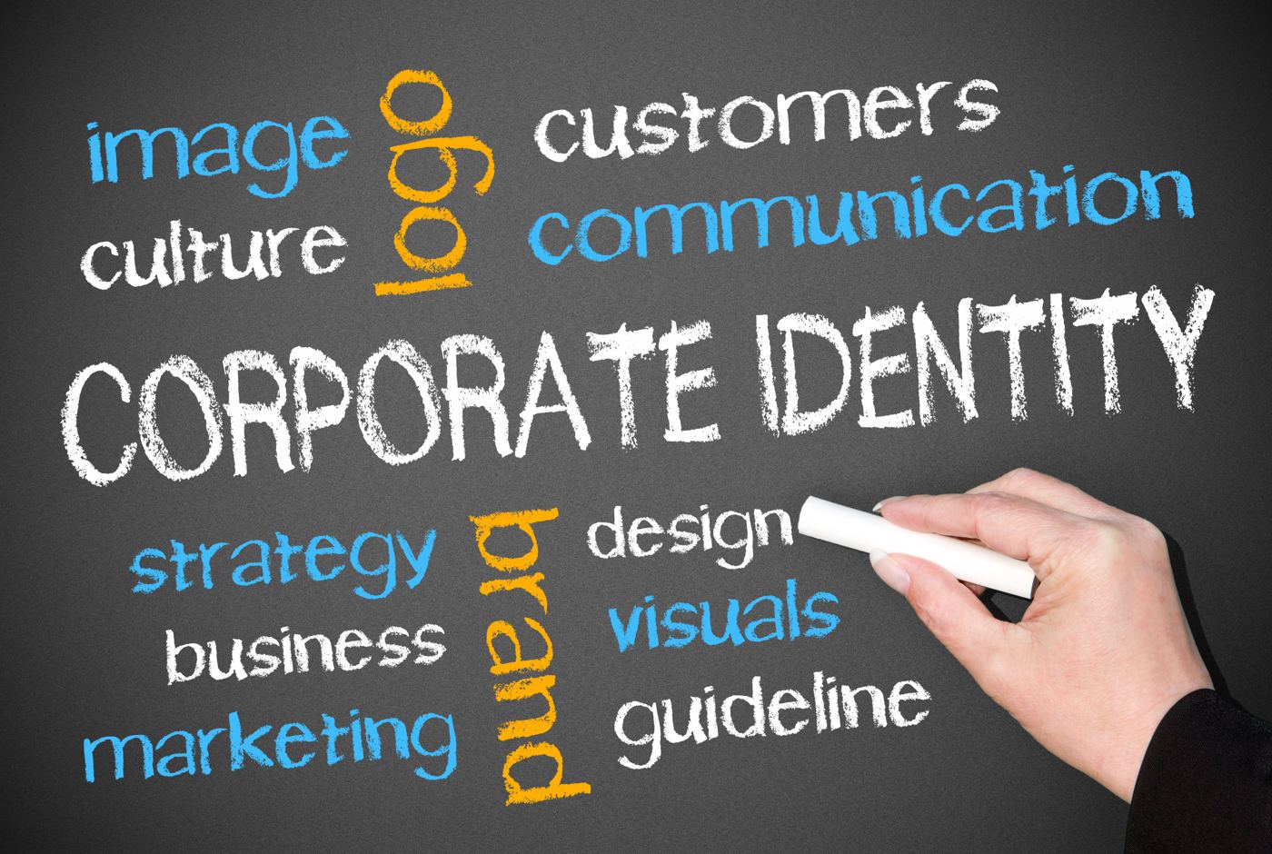 Brand and marketing ideas written on a chalkboard